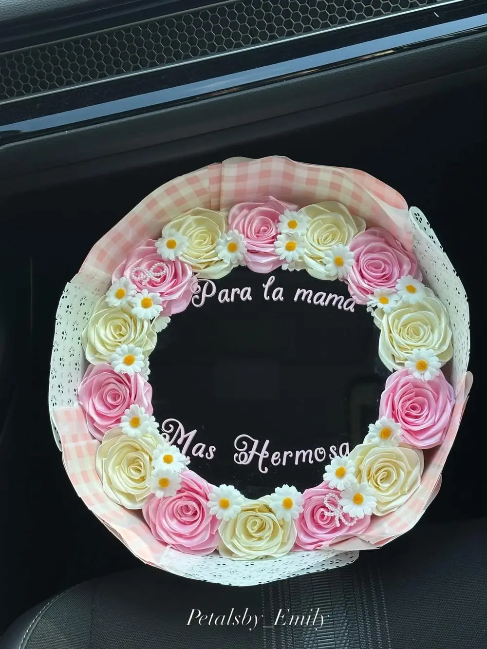 Eternal pink rose bouquet by Petals By Emily